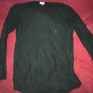 Cute army green sweater!